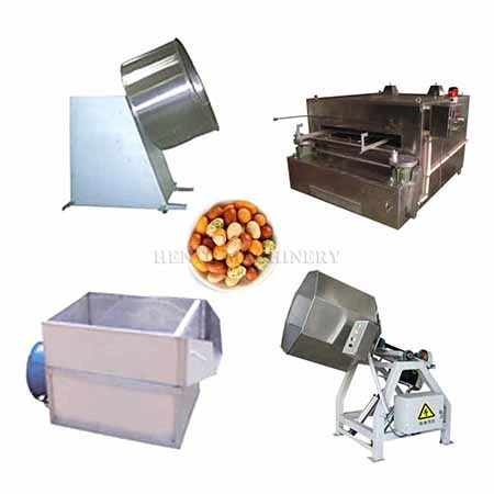 Linie de prelucrare a arahidelor acoperite