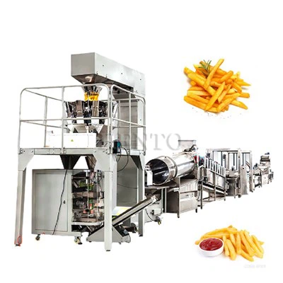 Linie de producție industrială franceză de cartofi prăjiți