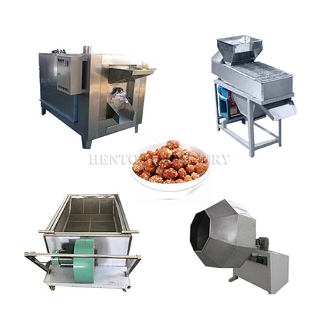 Linie de producție de arahide acoperite cu zahăr