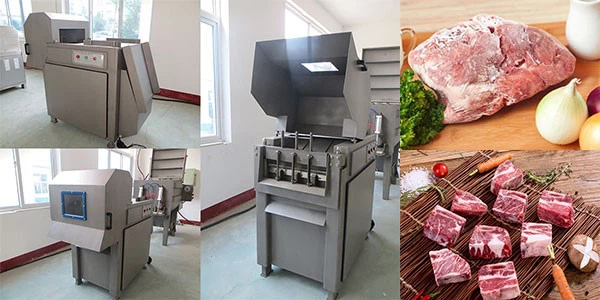 Frozen Meat Cube Dicer Machine02 Frozen Meat Cube Dicer Machine02
